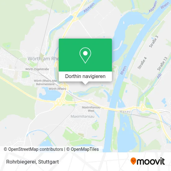 Rohrbiegerei Karte