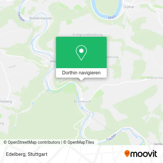 Edelberg Karte