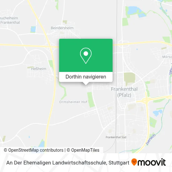 An Der Ehemaligen Landwirtschaftsschule Karte