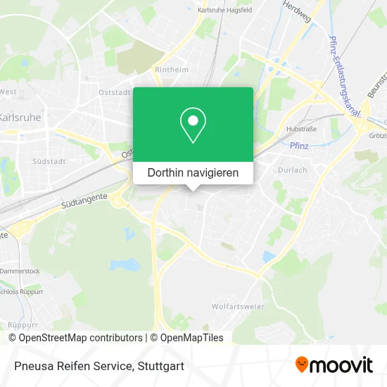 Pneusa Reifen Service Karte