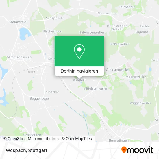 Wespach Karte