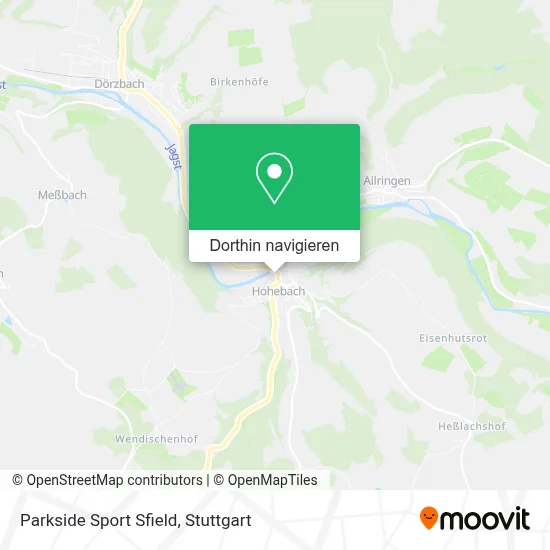 Parkside Sport Sfield Karte