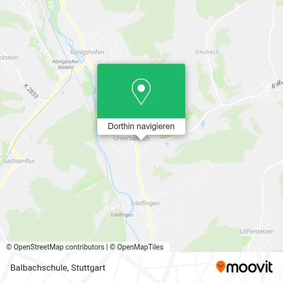 Balbachschule Karte