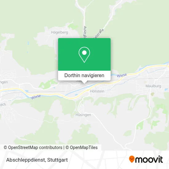 Abschleppdienst Karte