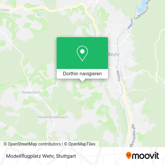 Modellflugplatz Wehr Karte