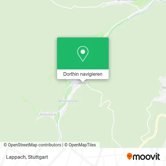 Lappach Karte