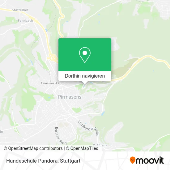 Hundeschule Pandora Karte