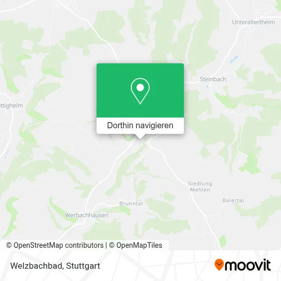 Welzbachbad Karte