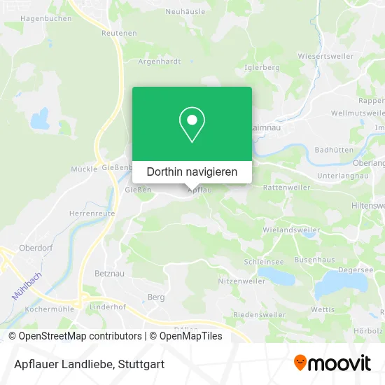 Apflauer Landliebe Karte