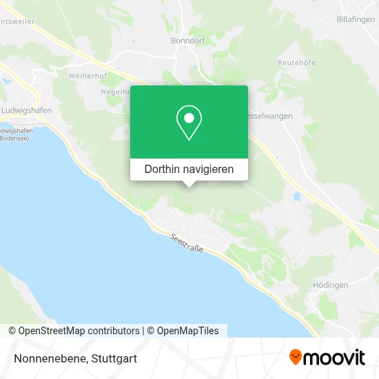 Nonnenebene Karte