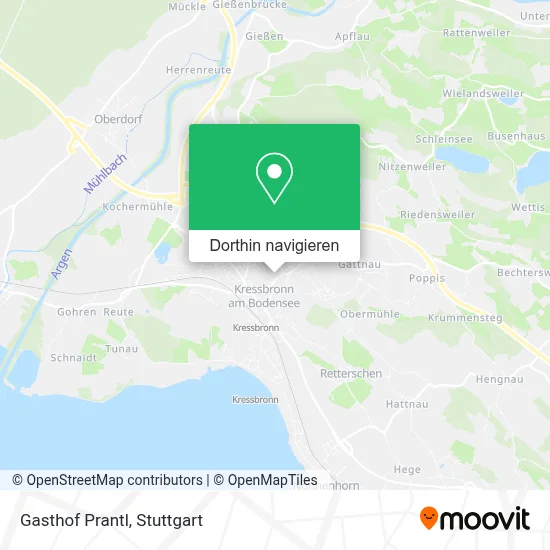 Gasthof Prantl Karte