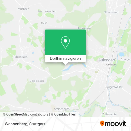 Wannenberg Karte