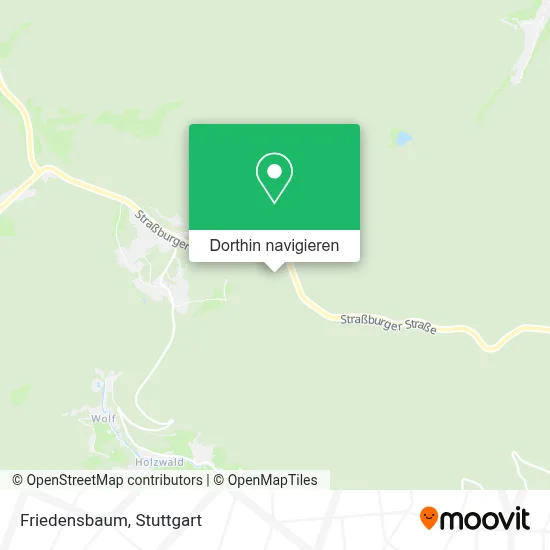 Friedensbaum Karte