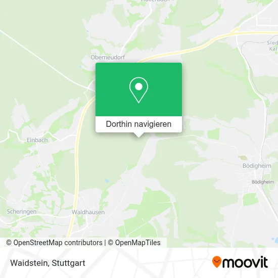 Waidstein Karte