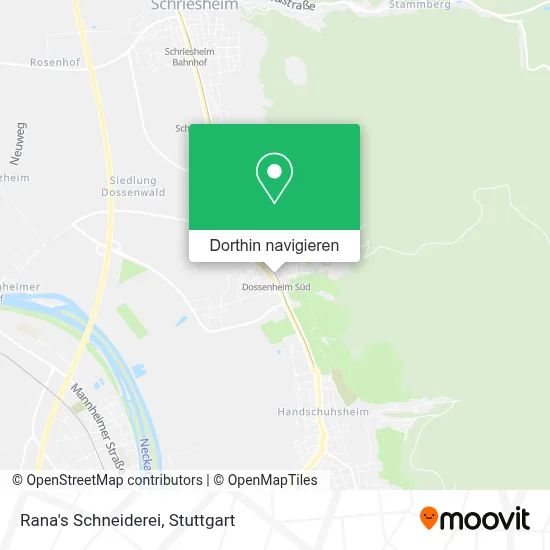 Rana's Schneiderei Karte