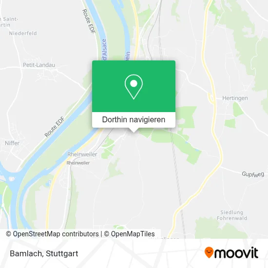 Bamlach Karte