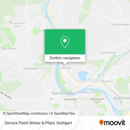 Service Point Winter & Pfahl Karte