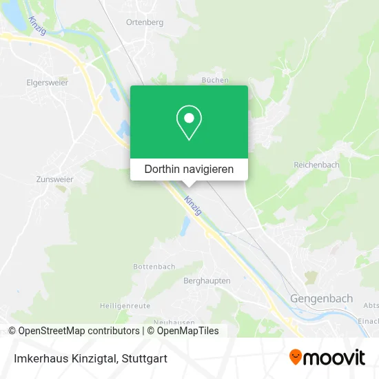 Imkerhaus Kinzigtal Karte