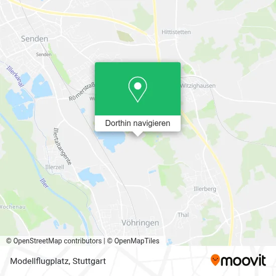 Modellflugplatz Karte