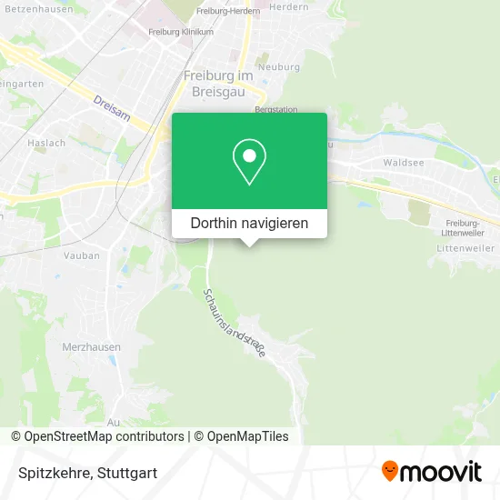 Spitzkehre Karte