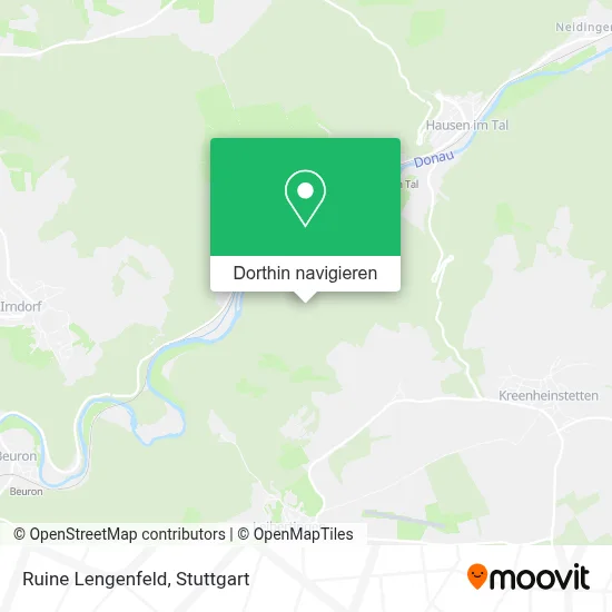 Ruine Lengenfeld Karte
