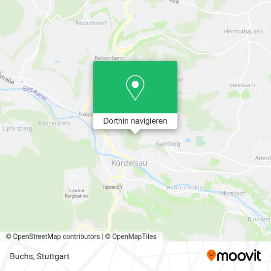 Buchs Karte