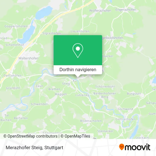 Merazhofer Steig Karte