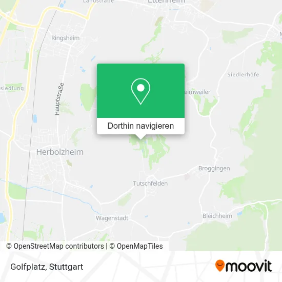 Golfplatz Karte