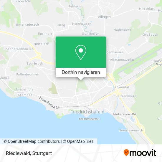 Riedlewald Karte