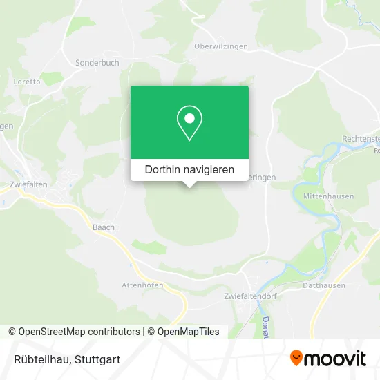 Rübteilhau Karte