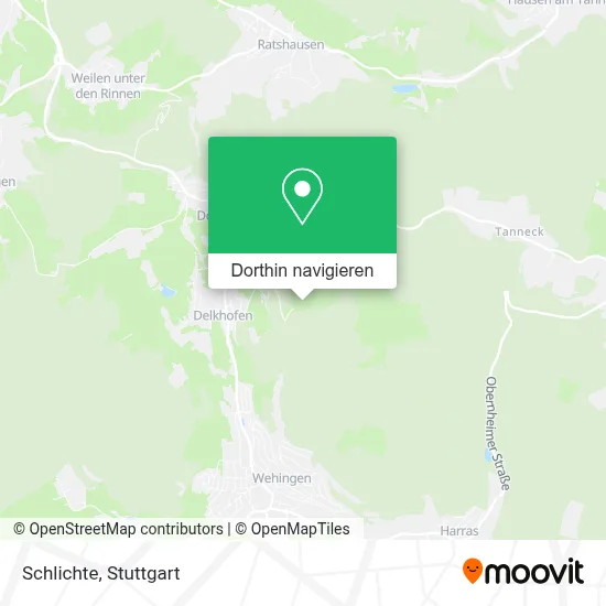Schlichte Karte