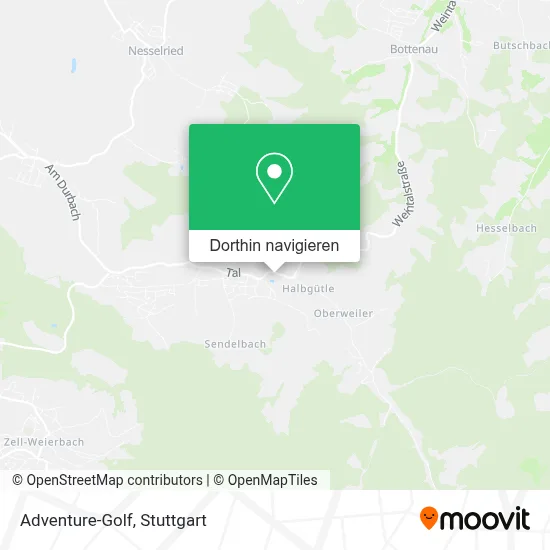 Adventure-Golf Karte