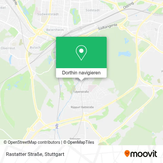 Rastatter Straße Karte