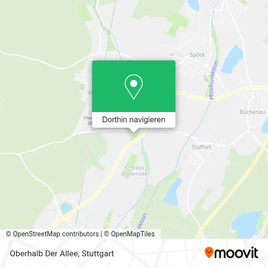 Oberhalb Der Allee Karte