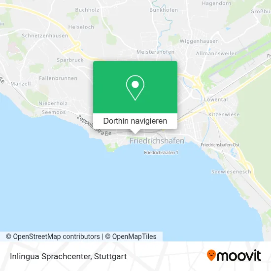 Inlingua Sprachcenter Karte