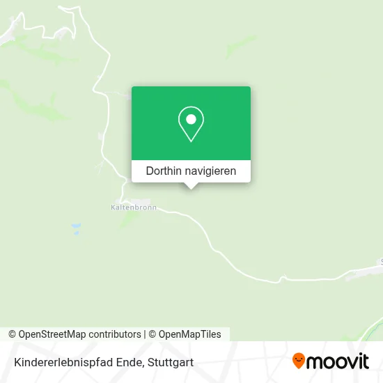 Kindererlebnispfad Ende Karte