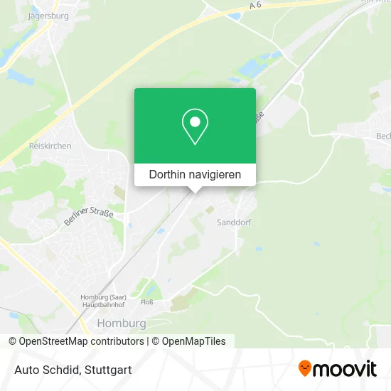 Auto Schdid Karte