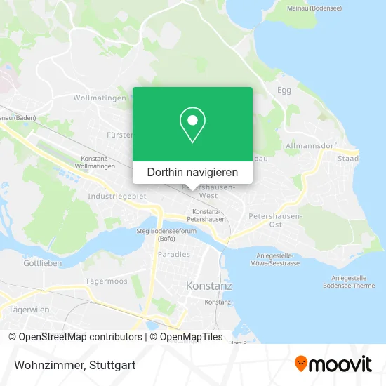 Wohnzimmer Karte