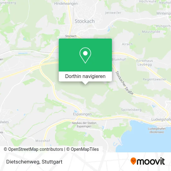 Dietschenweg Karte