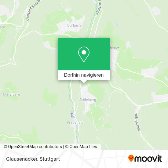 Glausenacker Karte