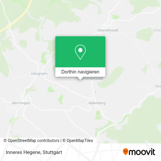 Inneres Hegene Karte