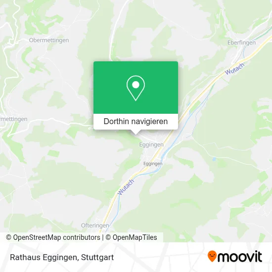 Rathaus Eggingen Karte