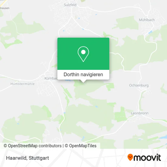 Haarwild Karte