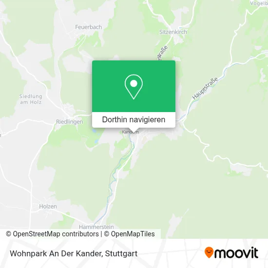 Wohnpark An Der Kander Karte