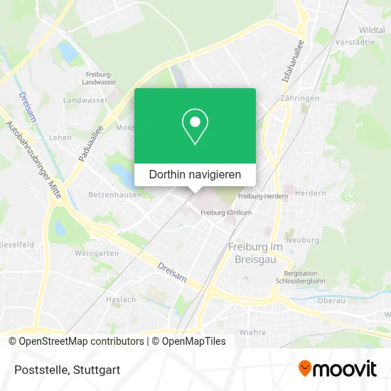 Poststelle Karte