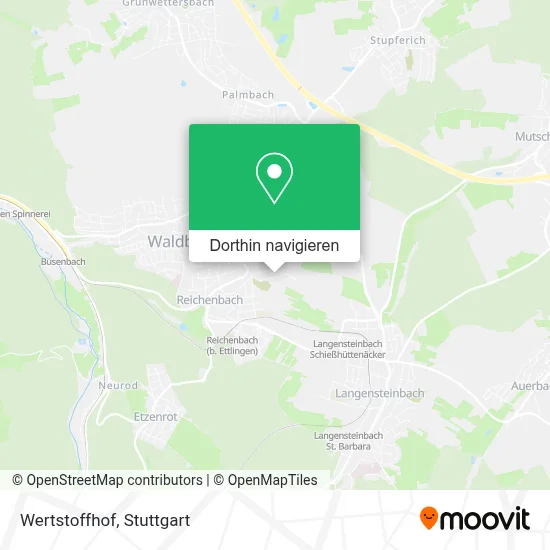Wertstoffhof Karte