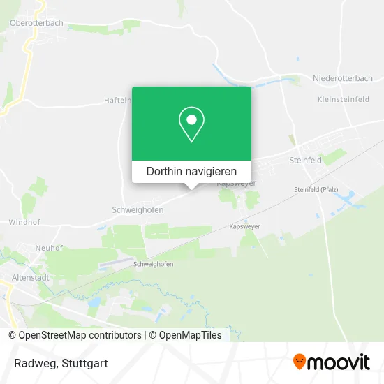 Radweg Karte