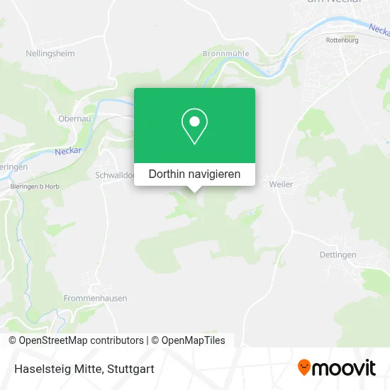 Haselsteig Mitte Karte