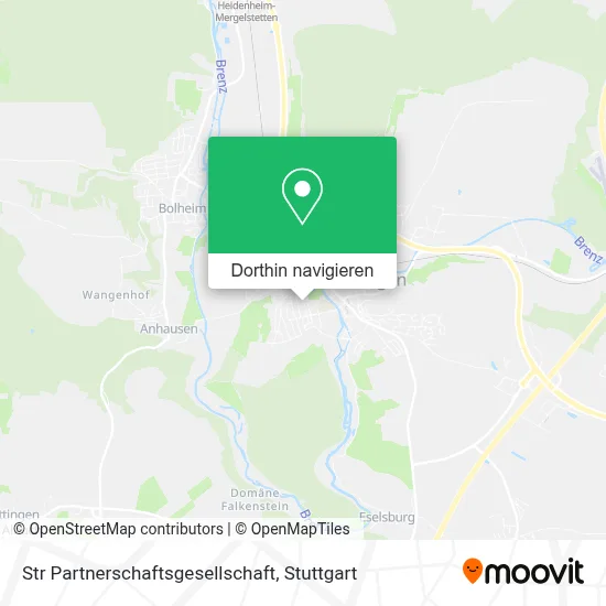 Str Partnerschaftsgesellschaft Karte