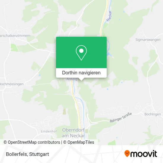 Bollerfels Karte